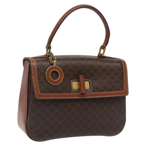 Céline Handbags - Céline Macadam Brown Canvas Handbag (Pre-Owned)
